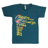 Boys Half Sleeves T-Shirt - Steel Green, Kids, Boys T-Shirts, Chase Value, Chase Value