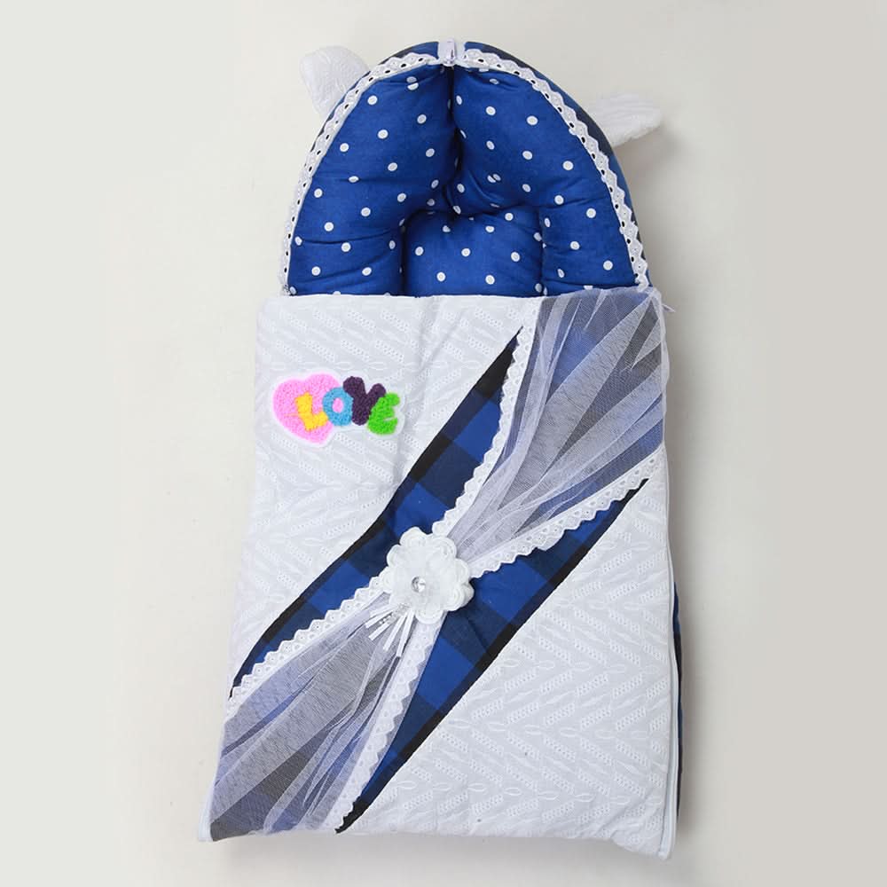 Newborn Zipper Embroidered Sleeping Bag - Royal Blue, Kids, Sleeping Bags, Chase Value, Chase Value