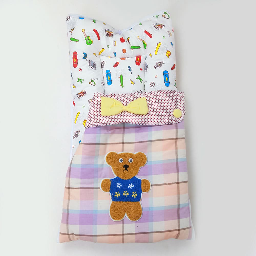 Newborn Zipper Embroidered Sleeping Bag - Multi, Kids, Sleeping Bags, Chase Value, Chase Value