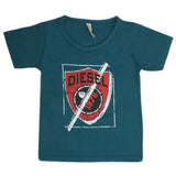 Boys Half Sleeves T-Shirt - Steel Green, Kids, Boys T-Shirts, Chase Value, Chase Value