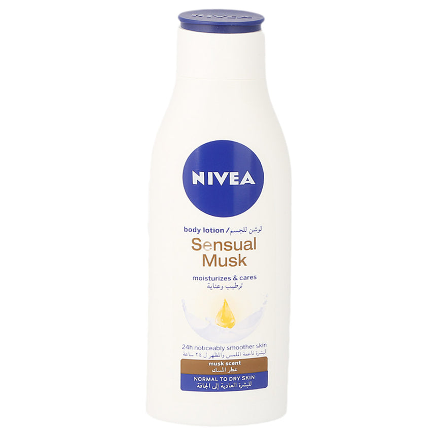 Nivea Sensual Musk Body Lotion 250 ml - Normal To Dry Skin, Beauty & Personal Care, Creams And Lotions, Nivea, Chase Value