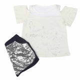 Girls Suit - White, Kids, Girls Sets And Suits, Chase Value, Chase Value