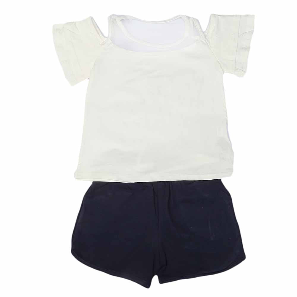 Girls Suit - White, Kids, Girls Sets And Suits, Chase Value, Chase Value