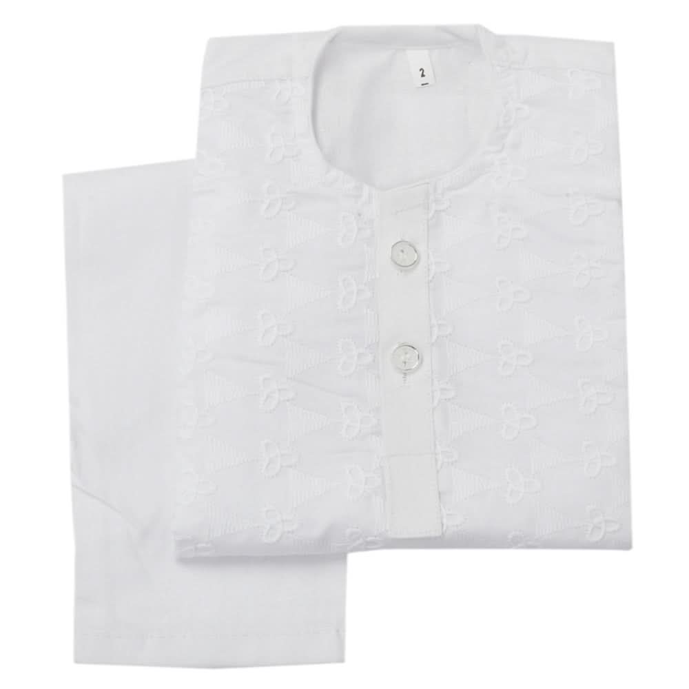 Newborn Boys Shalwar Suit - White, Kids, Newborn Boys Shalwar Suits, Chase Value, Chase Value