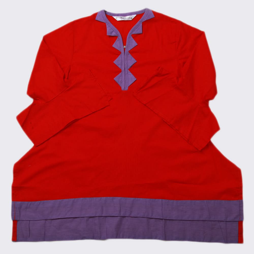 Girls Plain Kurti - Red, Kids, Girls Kurti, Chase Value, Chase Value