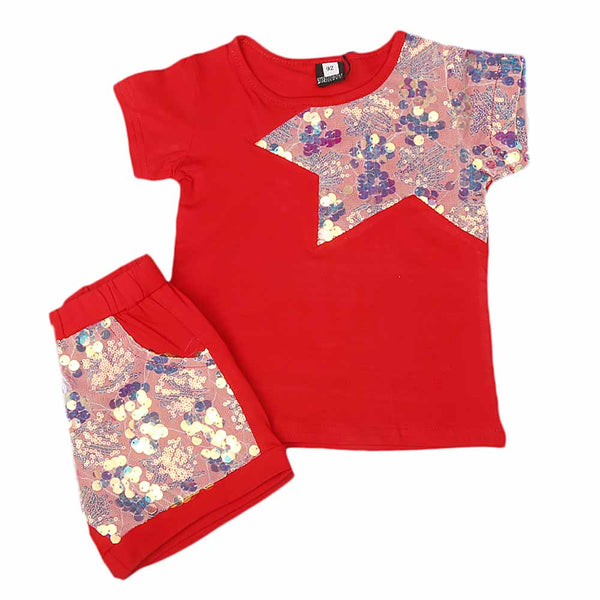 GIrls Suit - Red, Kids, Girls Sets And Suits, Chase Value, Chase Value