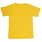 Boys Half Sleeves T-Shirt - Yellow, Kids, Boys T-Shirts, Chase Value, Chase Value
