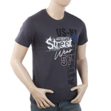 Men's Round Neck Half Sleeves T-Shirt - Dark Grey, Men, T-Shirts And Polos, Chase Value, Chase Value