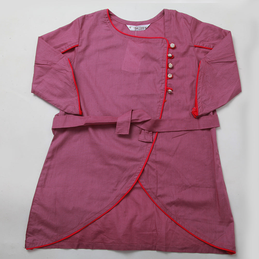 Girls Plain Kurti - Purple, Kids, Girls Kurti, Chase Value, Chase Value