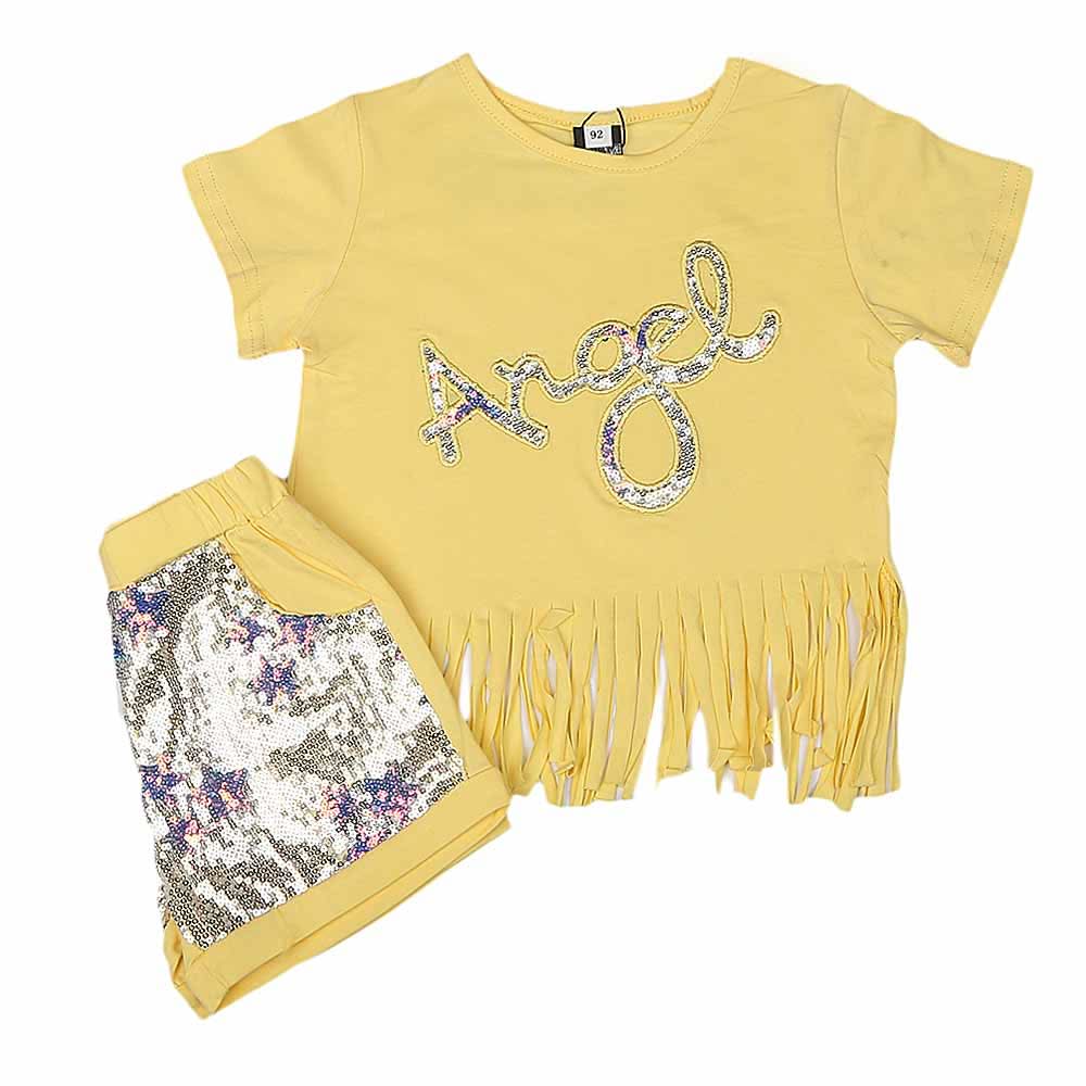 GIrls Suit - Yellow, Kids, Girls Sets And Suits, Chase Value, Chase Value