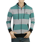 Men's Fleece Zip Jacket - Cyan, Men, Jackets and Hoodies, Chase Value, Chase Value