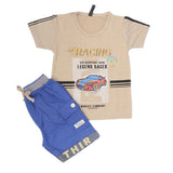 Boys Half Sleeves Suit 43159-Light Brown, Kids, Boys Sets And Suits, Chase Value, Chase Value