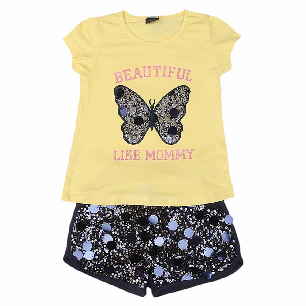GIrls Suit - Yellow, Kids, Girls Sets And Suits, Chase Value, Chase Value