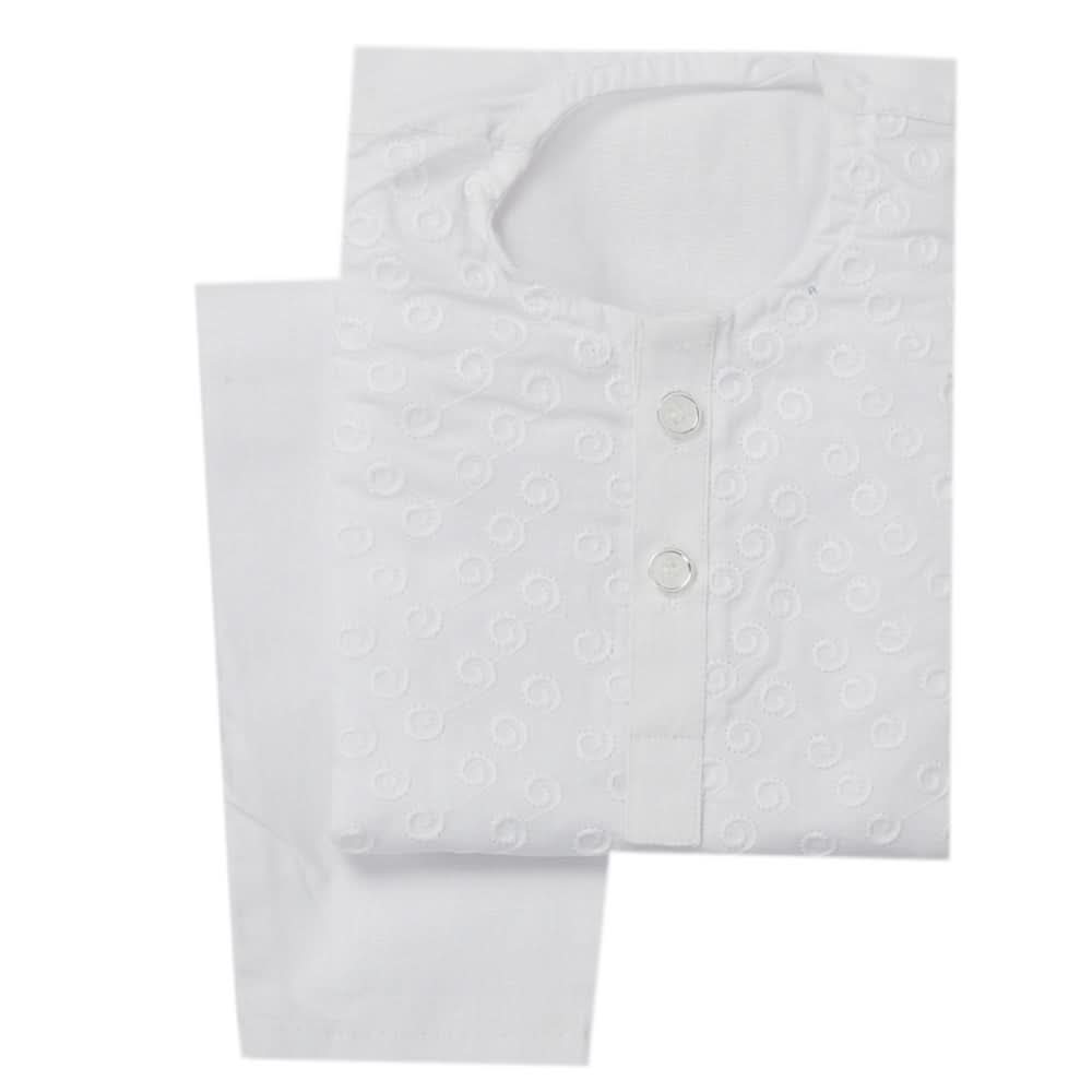 Newborn Boys Shalwar Suit - White, Kids, Newborn Boys Shalwar Suits, Chase Value, Chase Value