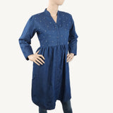 Women's Denim Top - Blue, Women, T-Shirts And Tops, Chase Value, Chase Value