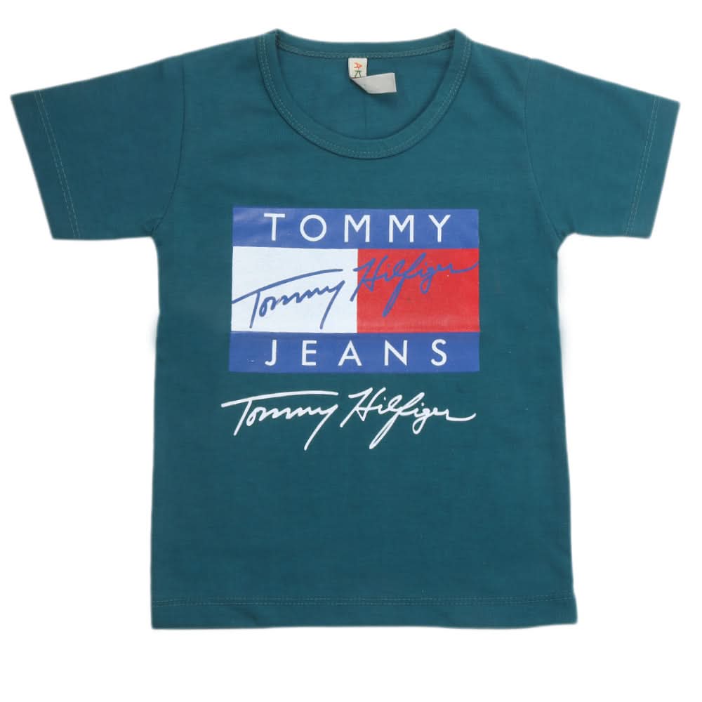 Boys Half Sleeves T-Shirt - Green, Kids, Boys T-Shirts, Chase Value, Chase Value