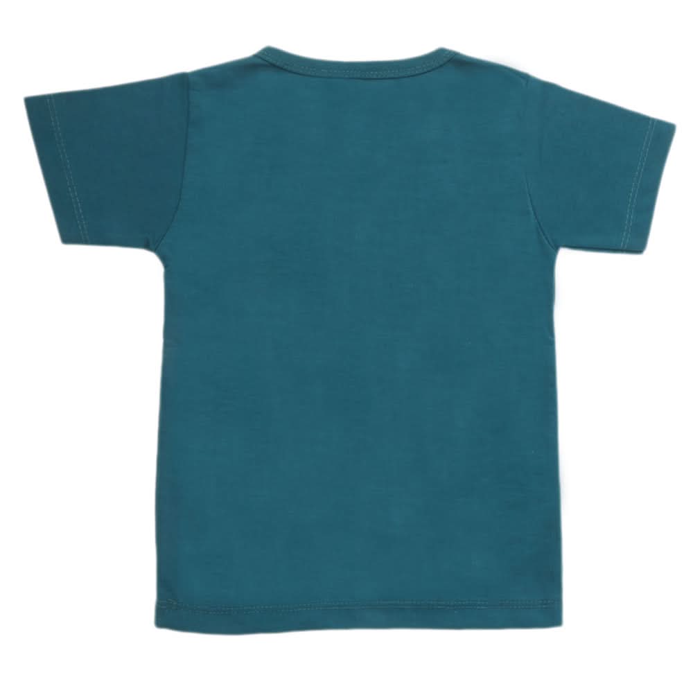Boys Half Sleeves T-Shirt - Green, Kids, Boys T-Shirts, Chase Value, Chase Value