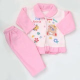 Newborn Girl Full Sleeves Polar Suit - Pink, Kids, NB Girls Sets And Suits, Chase Value, Chase Value