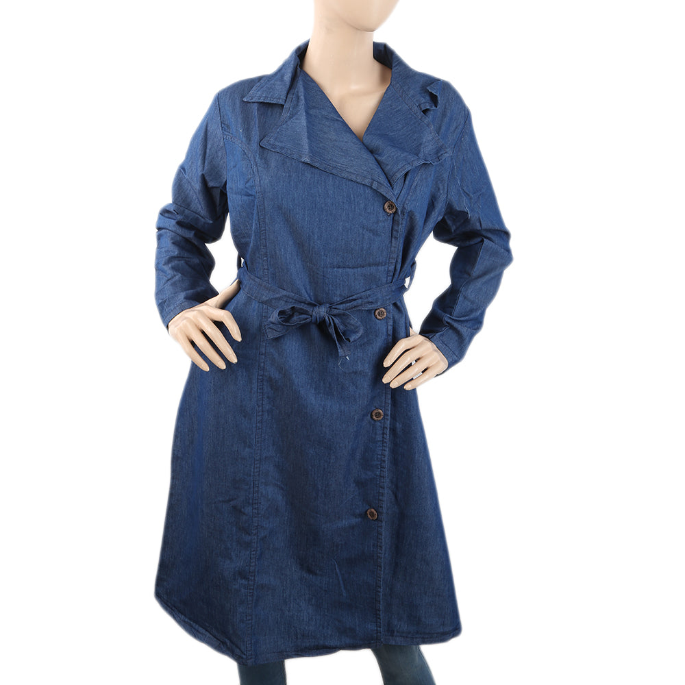 Women's Denim Abaya - Blue, Women, Abayas, Chase Value, Chase Value