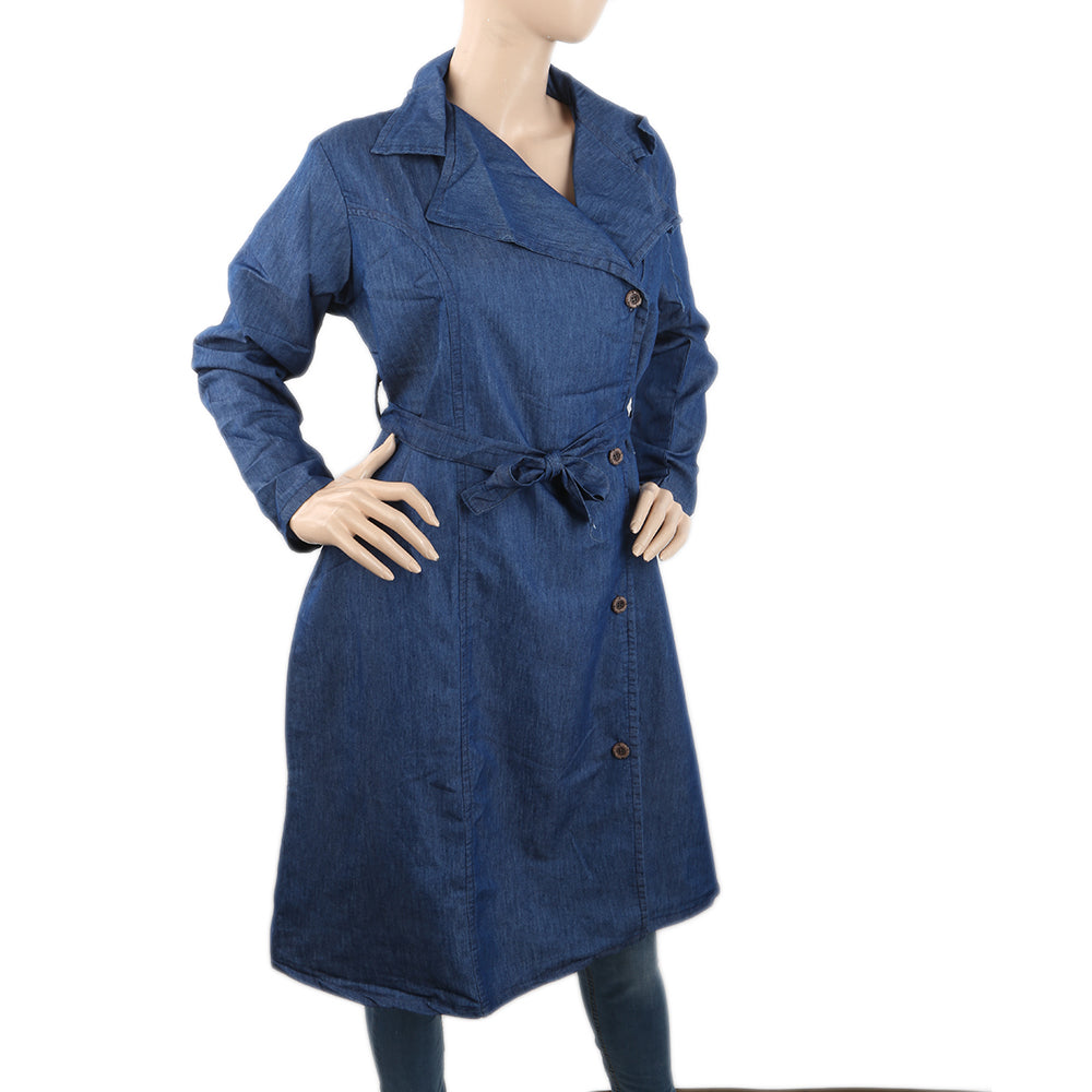 Women's Denim Abaya - Blue, Women, Abayas, Chase Value, Chase Value