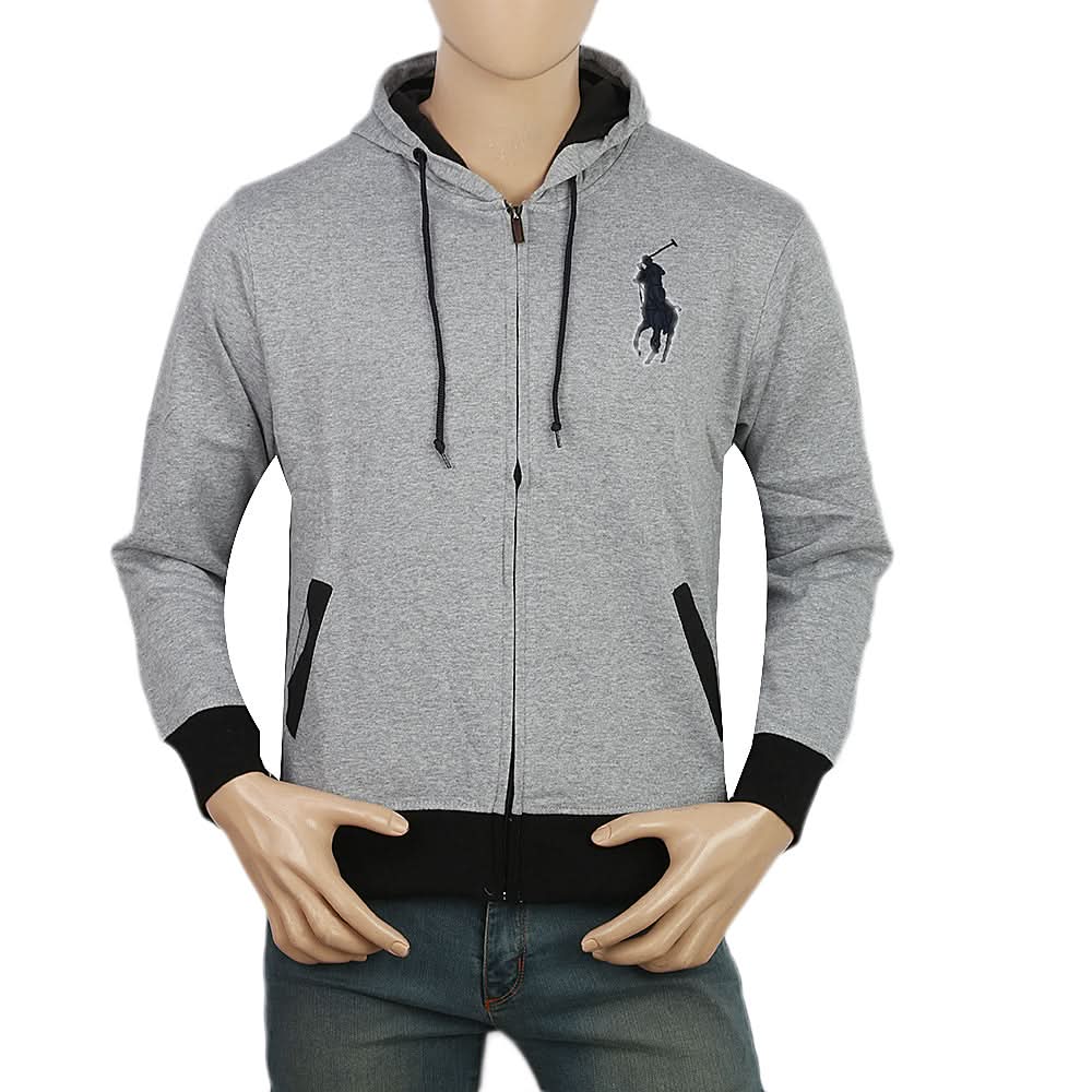 Men's Fleece Zip Jacket - Grey, Men, Jackets and Hoodies, Chase Value, Chase Value