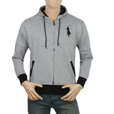 Men's Fleece Zip Jacket - Grey, Men, Jackets and Hoodies, Chase Value, Chase Value