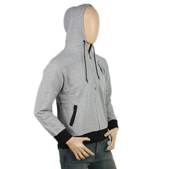 Men's Fleece Zip Jacket - Grey, Men, Jackets and Hoodies, Chase Value, Chase Value