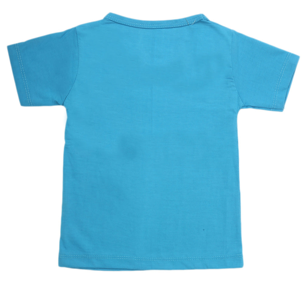 Boys Half Sleeves T-Shirt - Blue, Kids, Boys T-Shirts, Chase Value, Chase Value
