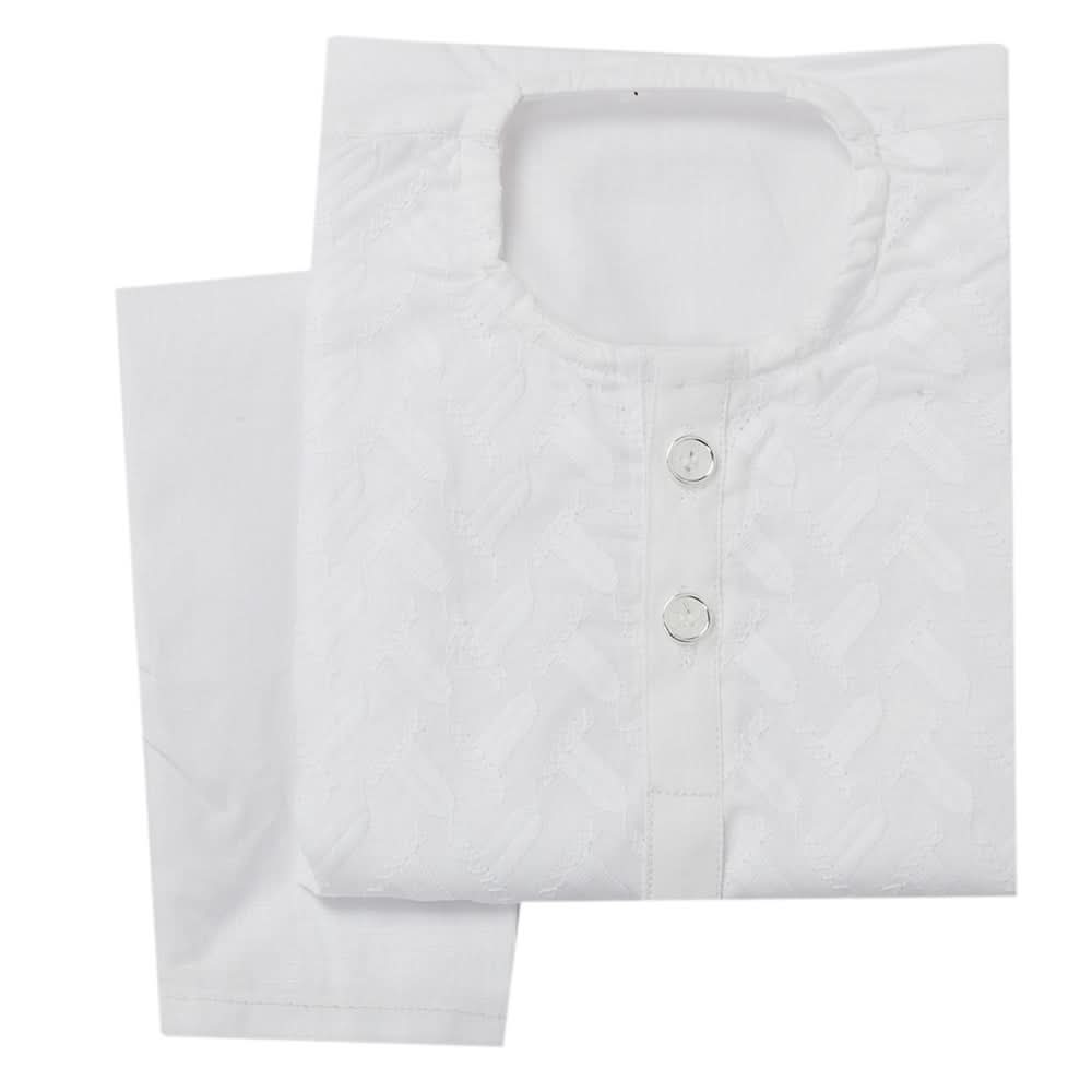 Newborn Boys Shalwar Suit - White, Kids, Newborn Boys Shalwar Suits, Chase Value, Chase Value