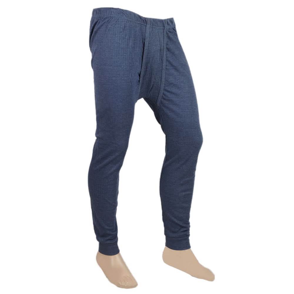 Men's Knitted Thermo Pajama - Dark Blue, Men, Lowers And Sweatpants, Chase Value, Chase Value