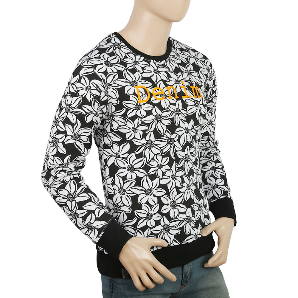 Men's Fleece Sweatshirt - Black, Men's Sweater & Sweat Shirts, Chase Value, Chase Value