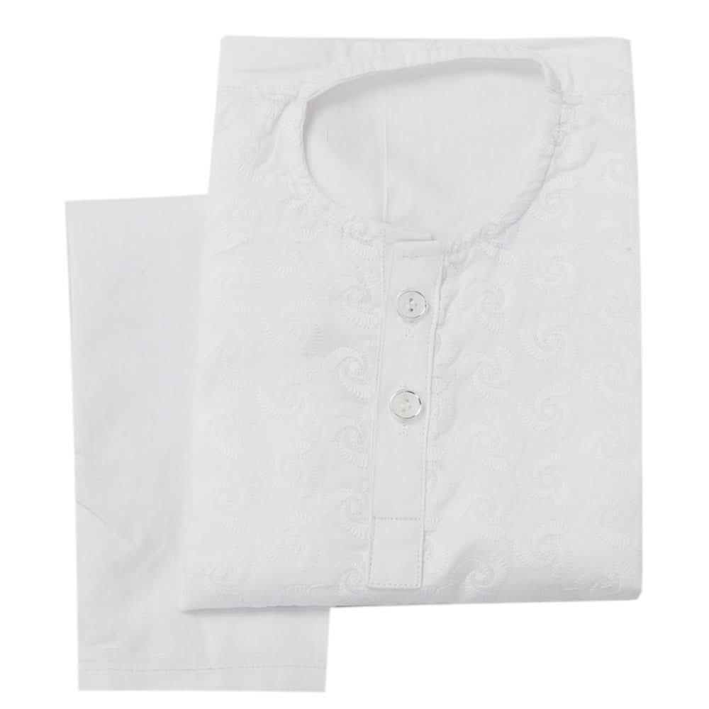 Newborn Boys Shalwar Suit - White, Kids, Newborn Boys Shalwar Suits, Chase Value, Chase Value