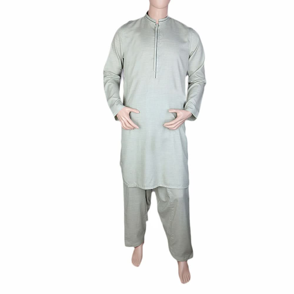 Men's Slim Fit Kurta Shalwar - Fancy - Green, Men, Shalwar Kameez, Chase Value, Chase Value