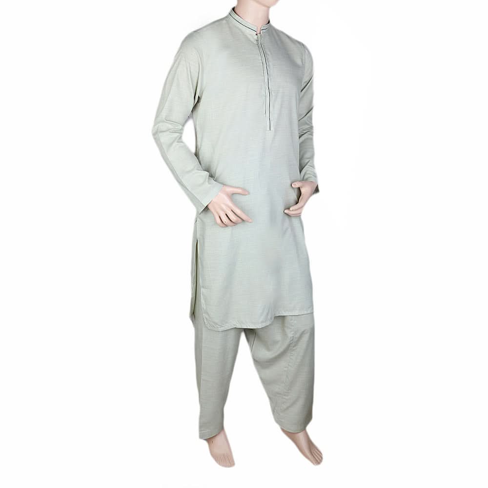 Men's Slim Fit Kurta Shalwar - Fancy - Green, Men, Shalwar Kameez, Chase Value, Chase Value