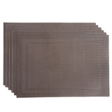 Table Mat 6Pcs - A - Coffee, Home & Lifestyle, Mats, Chase Value, Chase Value