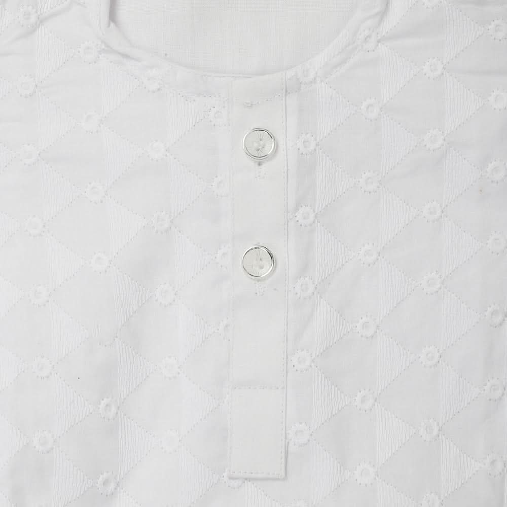 Newborn Boys Shalwar Suit - White, Kids, Newborn Boys Shalwar Suits, Chase Value, Chase Value