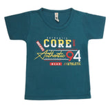 Boys Half Sleeves T-Shirt - Steel Green, Kids, Boys T-Shirts, Chase Value, Chase Value