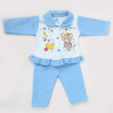 Newborn Girl Full Sleeves Polar Suit 8282 - Blue, Kids, NB Girls Sets And Suits, Chase Value, Chase Value