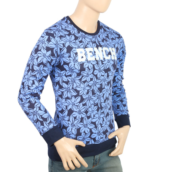 Men's Fleece Sweatshirt - Blue, Men's Sweater & Sweat Shirts, Chase Value, Chase Value