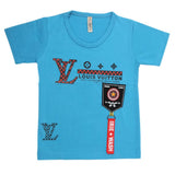 Boys Half Sleeves T-Shirt - Blue, Kids, Boys T-Shirts, Chase Value, Chase Value
