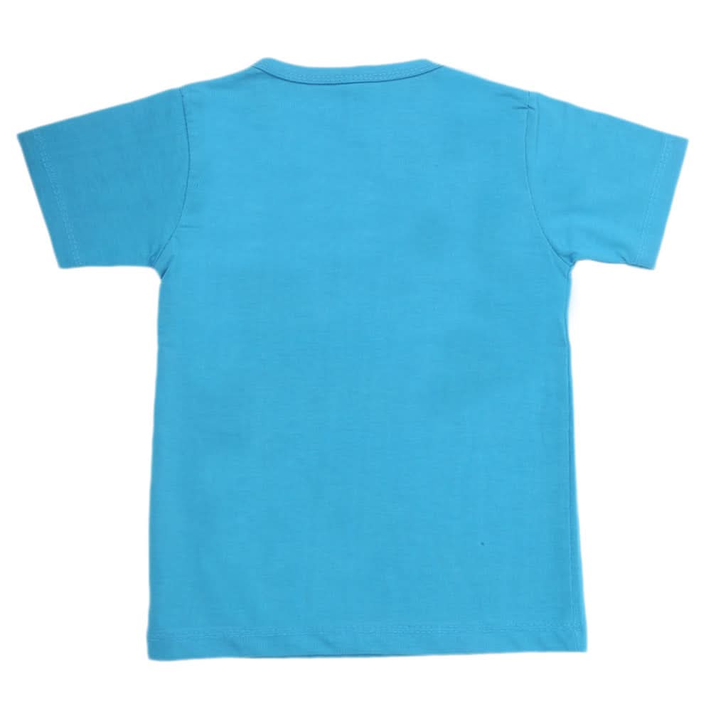 Boys Half Sleeves T-Shirt - Blue, Kids, Boys T-Shirts, Chase Value, Chase Value