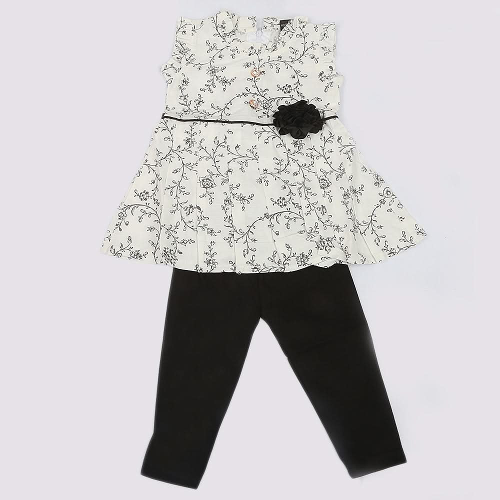 Newborn Girls Full Sleeves Suit - Black, Kids, NB Girls Sets And Suits, Kids, NB Girls Winterwear, Chase Value, Chase Value