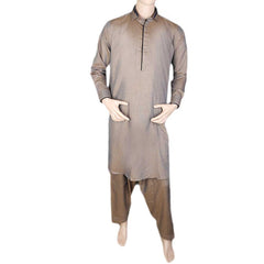 Eminent Kameez Shalwar For Men -Fancy- Brown, Men, Shalwar Kameez, Chase Value, Chase Value