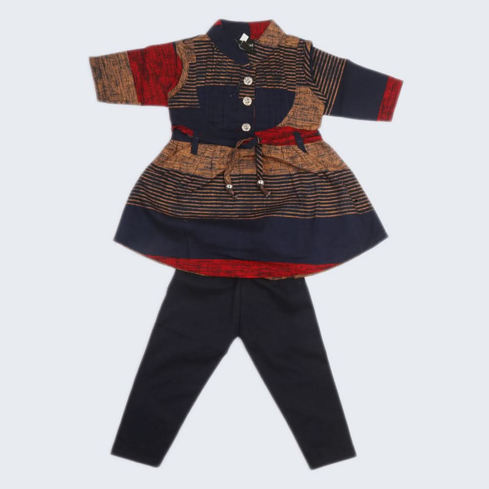 Girls Full Sleeves Suit - Multi, Kids, Girls Sets And Suits, Chase Value, Chase Value