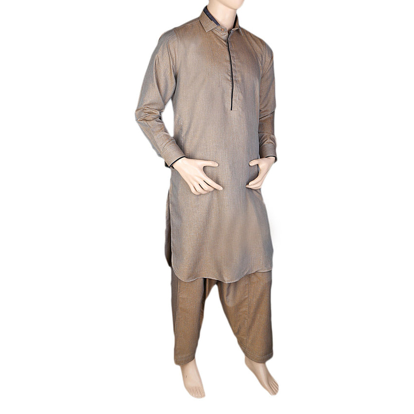 Eminent Kameez Shalwar For Men -Fancy- Brown, Men, Shalwar Kameez, Chase Value, Chase Value