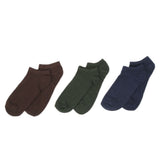 Boys 3Pcs Ankle Socks - Multi, Boys Socks, Chase Value, Chase Value
