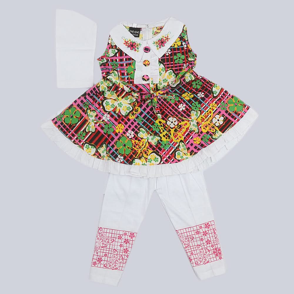 Girls Full Sleeves Suit - Pink, Kids, Girls Sets And Suits, Chase Value, Chase Value
