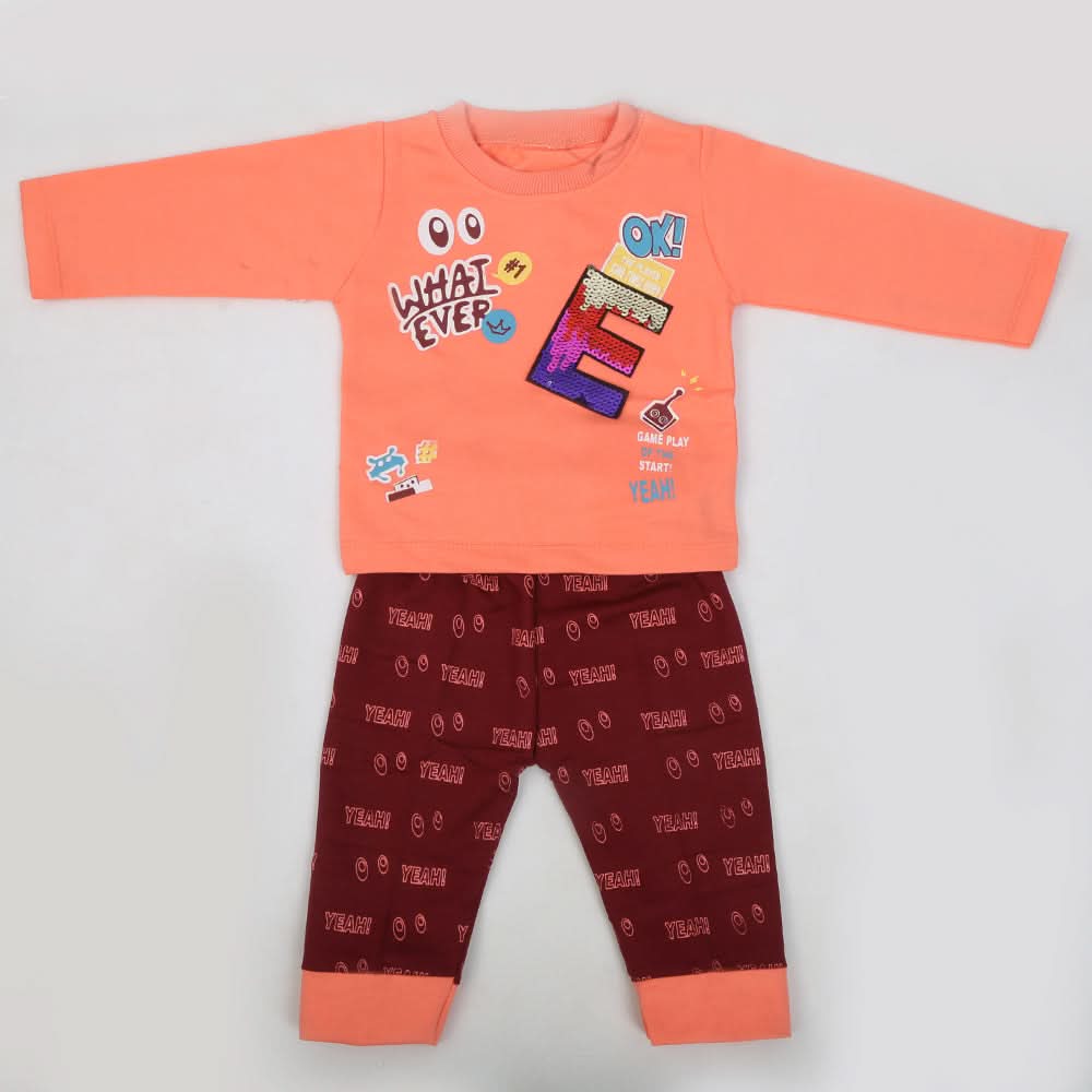 Boys Pyjamas Suits 1849 - Peach, Kids, Boys Sets And Suits, Chase Value, Chase Value