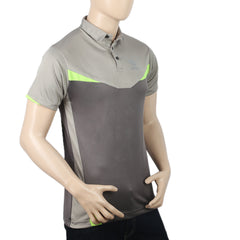 Men's Half Sleeves Polo T-Shirt - Grey, Men, T-Shirts And Polos, Chase Value, Chase Value