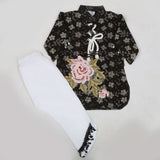 Girls Pant Suit - Black & Green, Kids, Girls Sets And Suits, Chase Value, Chase Value